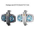thumbnail image 3 of Langgg Mobile Phone Cooling Fan with Non-slip Pad Radiator with Telescopic Buckle Rechargeable Smart Energy-saving Cool Gaming Heatsink Black, 3 of 9