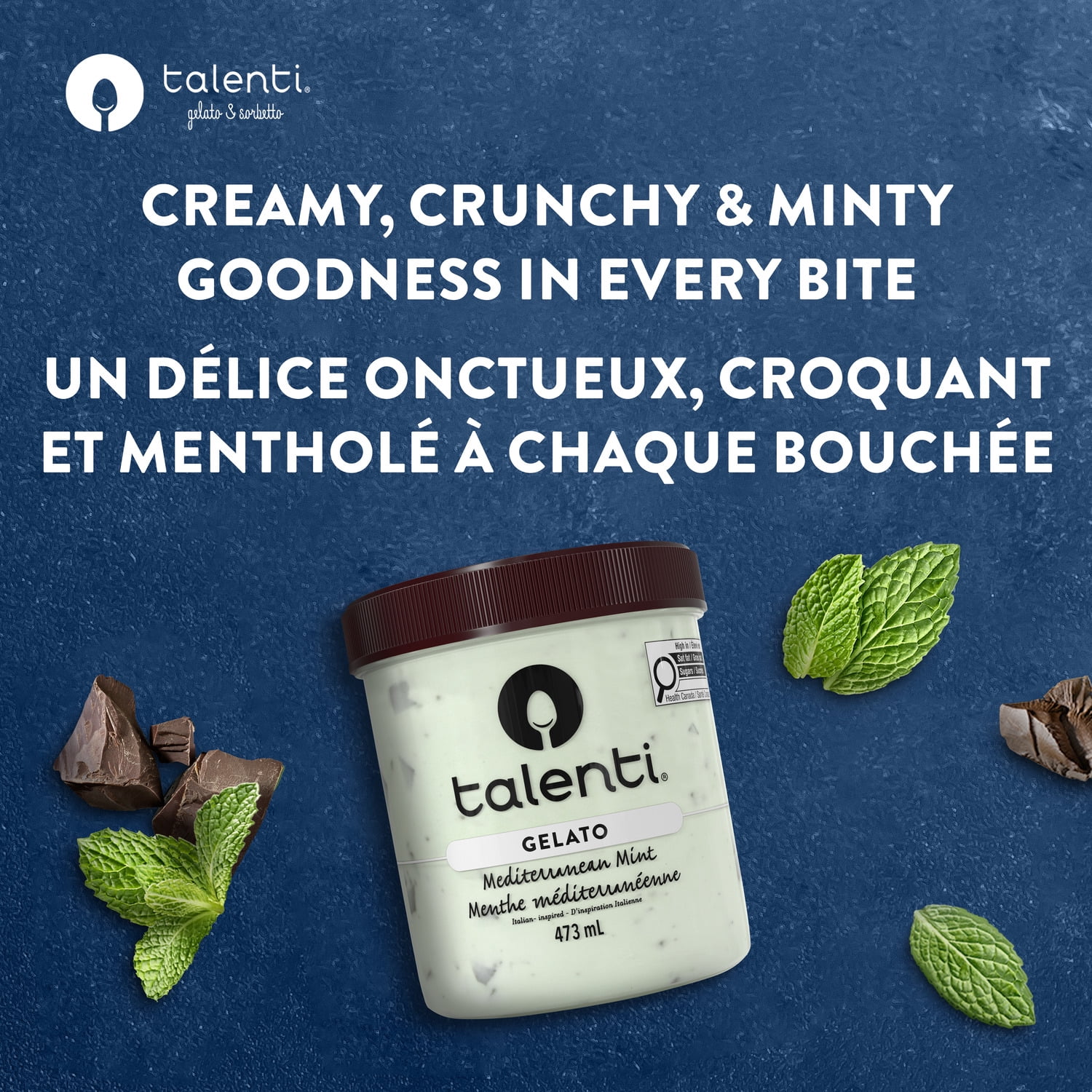 Gelato Talenti Menthe Méditerranéenne 473 ml