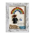 thumbnail image 1 of A Wooden Graduation Photo Frame With Sea Glass Design For Diploma Picture Display Desk Shelf Decoration, 1 of 7