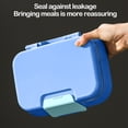 thumbnail image 4 of Boovnll Transparent Stainless Steel Lunch Box For Office Workers And Students With Compartments For Lunch Boxes Heated Light Meal Boxes Two Compartment Lunch Box, 4 of 6