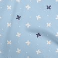 thumbnail image 1 of oneOone Polyester Lycra Baby Blue Fabric Floral & Craft Projects Decor Fabric Printed By The Yard 56 Inch Wide, 1 of 5