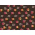 thumbnail image 1 of Ahgly Company Tapis Rectangulaire Lavable en Machine Rouge Brun, 4 Pieds x 6 Pieds, 1 of 7