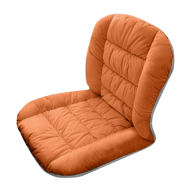 WIFKLSIIPG Desk Chair Cushion Soft Seat Cushion with Removable Cover Chair Cushion Seat Cushion with Back Support Rocking Chair Cushion 90×50cm(Orange)