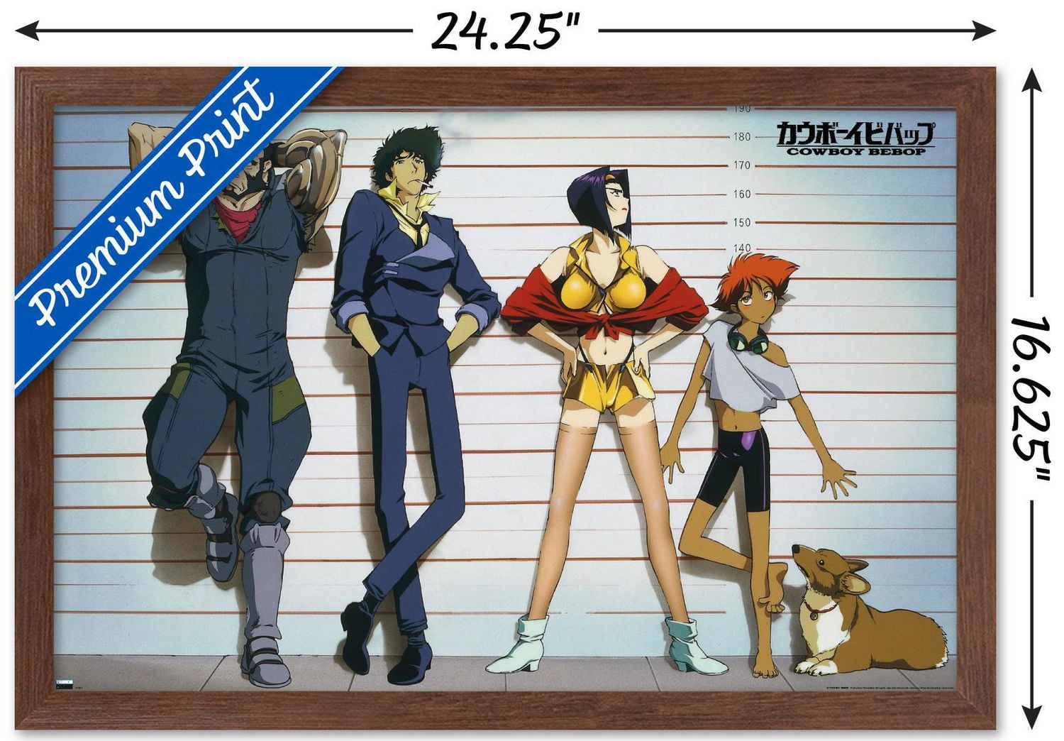 Cowboy Bebop - Heights Wall Poster, 14.725" x 22.375" Framed