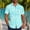 01 Light Blue, variant on Weiqiqre Mens Golf Shirt Short Sleeve Button Down Bowling Shirts Retro Summer Tropical Beach Casual Dress Shirt for Men