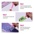 thumbnail image 2 of Kit de Stylo de Peinture Diamant Stylo de Pointe en Résine Outil de Cueillette de Strass avec Têtes de Perçage pour, 2 of 8