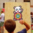thumbnail image 3 of Planche de Fléchettes à Balle Collante Motif Panda C pour Enfants, Cible à Velcro, Jouet à Lancer Intérieur Extérieur, 3 of 4