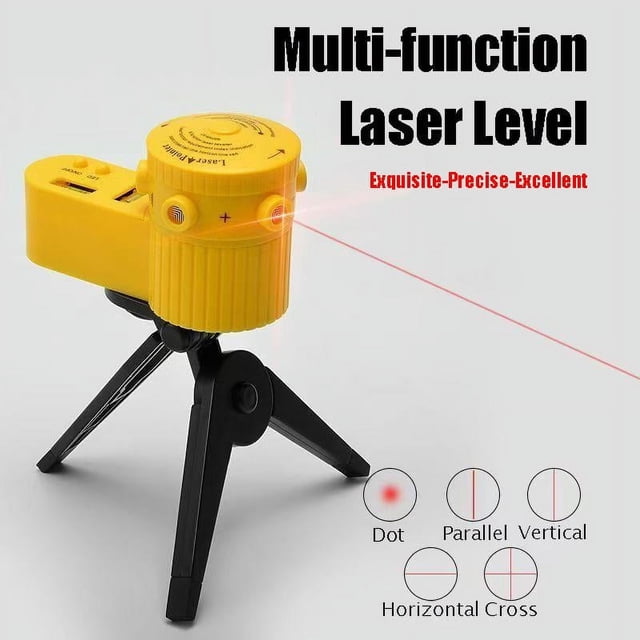 Yhmxh Cadeaux pour Femmes et Hommes, Essentiels pour la Maison Règle Rotative Projecteur Multifonctionnel avec Support Niveau 2ml