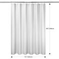 thumbnail image 2 of Extra Long Waffle Weave Shower Curtain – 72x96 Inch, Water-Resistant, Machine Washable Polyester, Hotel Quality, Includes Hooks – Elegant Bathroom Decor, Color: System default_33, 2 of 7
