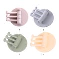 thumbnail image 4 of kurtrusly Rotatable Adhesive Hook Strong Bearing Capacity Stick Hooks Kitchen Supplies Hooks Wall-Mounted Key Holder Towel Storage Racks Beige 1Set, 4 of 6