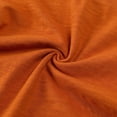 thumbnail image 3 of RXIRUCGD T-Shirt à Manches Longues à Col Rond pour Enfants Hommes et Femmes ( Orange, Taille : 130 ), 3 of 8