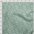 thumbnail image 4 of oneOone Cotton Cambric Green Fabric Block Craft Projects Decor Fabric Printed By The Yard 42 Inch Wide, 4 of 5