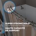 thumbnail image 4 of Tringle à rideau de douche double courbée réglable Smart Rods Mainstays, à tension sans perçage ou à montage mural, 127 à 183 cm, nicke, 4 of 7