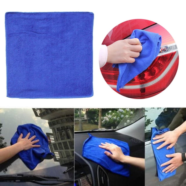 Microfiber Cleaning Cloths for Superior Car Care and Gentle Detailing