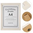 thumbnail image 3 of Wood Picture Frame Rustic Style Wood Photo Frame Desktop Picture Frame Hanging Photo Frame, 3 of 8