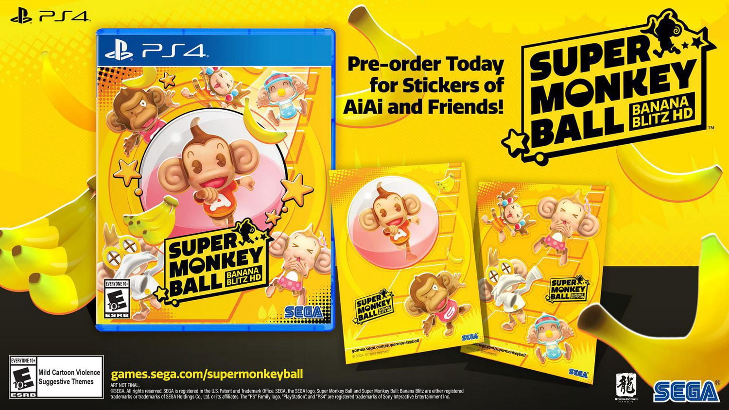 Jeu vidéo Super Monkey Ball: Banana Blitz HD pour (PS4)