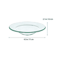 thumbnail image 2 of Bovemsi Fruit Plates Replacement Oil Warmer Dish Wax Melt Warmer Liner Dish Round Glass Dish Candle Wamer Bowl Plate Wax Tray For Scented Wax Aroma Lamp Lamps Wax Melter W, 2 of 2