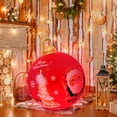 thumbnail image 4 of Leutsin Christmas Decorations Outdoor Indoor,Christmas Decorations For Home,60CM Outdoor Christmas Inflatable Decorated Ball Giant Christmas Inflatable Ball Christmas Tree Decorations with Lamp, 4 of 6
