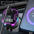 thumbnail image 3 of C49 Bluetooth FM Transmitter Car Charger Quick Charge Cigarette Lighter Adapter USB Type C Fast Charger PD QC3.0, 3 of 4
