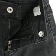 thumbnail image 4 of KIDSCOOL SPACE Little GirlsJeans,Ripped Holes Stretchy Bell-bottom Slim Boot Cut Denim Pants,Black,5-6 Years, 4 of 6