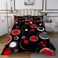thumbnail image 1 of Erosebridal Abstract Ombre Coverlet Set Twin, Geometric Stripe Bedding Set, Adults 2 Pieces, 1 of 5