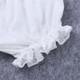 thumbnail image 3 of Ketyyh-chn99 Girls' Bike Shorts Breathable Newborn Infant Baby Girls Boys Solid Spring Summer Shorts Ruffle Clothes Size for 18-24 Months,White, 3 of 4