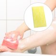 thumbnail image 1 of Bath Sponge PVA Body Exfoliating Exfoliating Sponge; Exfoliating Bath Sponge Dead Skin Removing Handheld Shower Massager, Yellow, 1 of 9