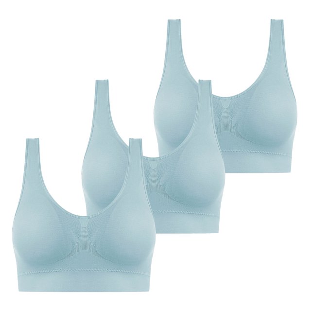 Birdeem 3 Pcs Soutien-Gorge Confortable Sans Armature Respirant pour Femmes