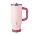 thumbnail image 1 of TAL 32oz Stainless Steel Skye Tumbler with Flip-Up Straw, Berry, 1 of 8