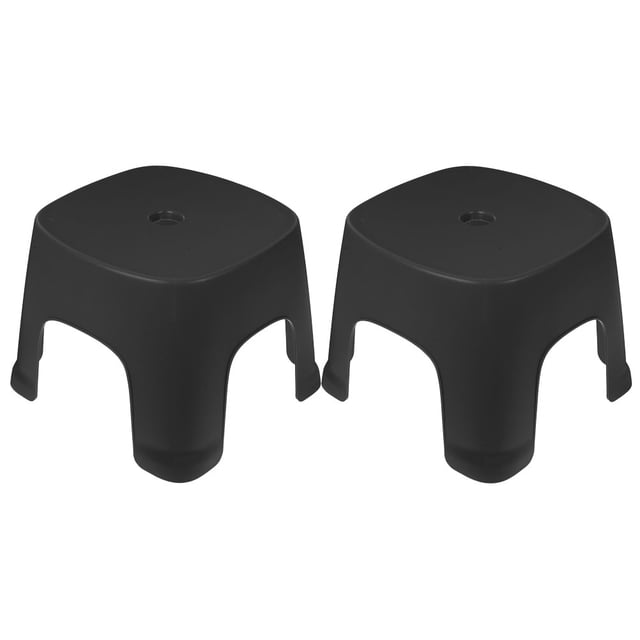 KAKOWELY 2pcs Foot Stool Plastic Step Stool Bathroom Stepping Foot Stool Toilet Step Stool,8.07X"X7.68"X6.3"