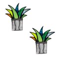 thumbnail image 1 of Leutsin Mini Colorful And Aloe Potted Plant Pot Potted Plant Decoration, 1 of 1