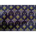 thumbnail image 4 of oneOone Tissu Popeline de Coton Imprimé Ikat Tourbillon & Paisley 1 Yard 42 Pouces de Large, 4 of 4