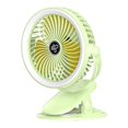 thumbnail image 2 of EGNMCR Portable Fan, Versatile Fan, Personal Desk Fan, USB Rechargeable Fan With LED Light, Clip Fan,, 2 of 5