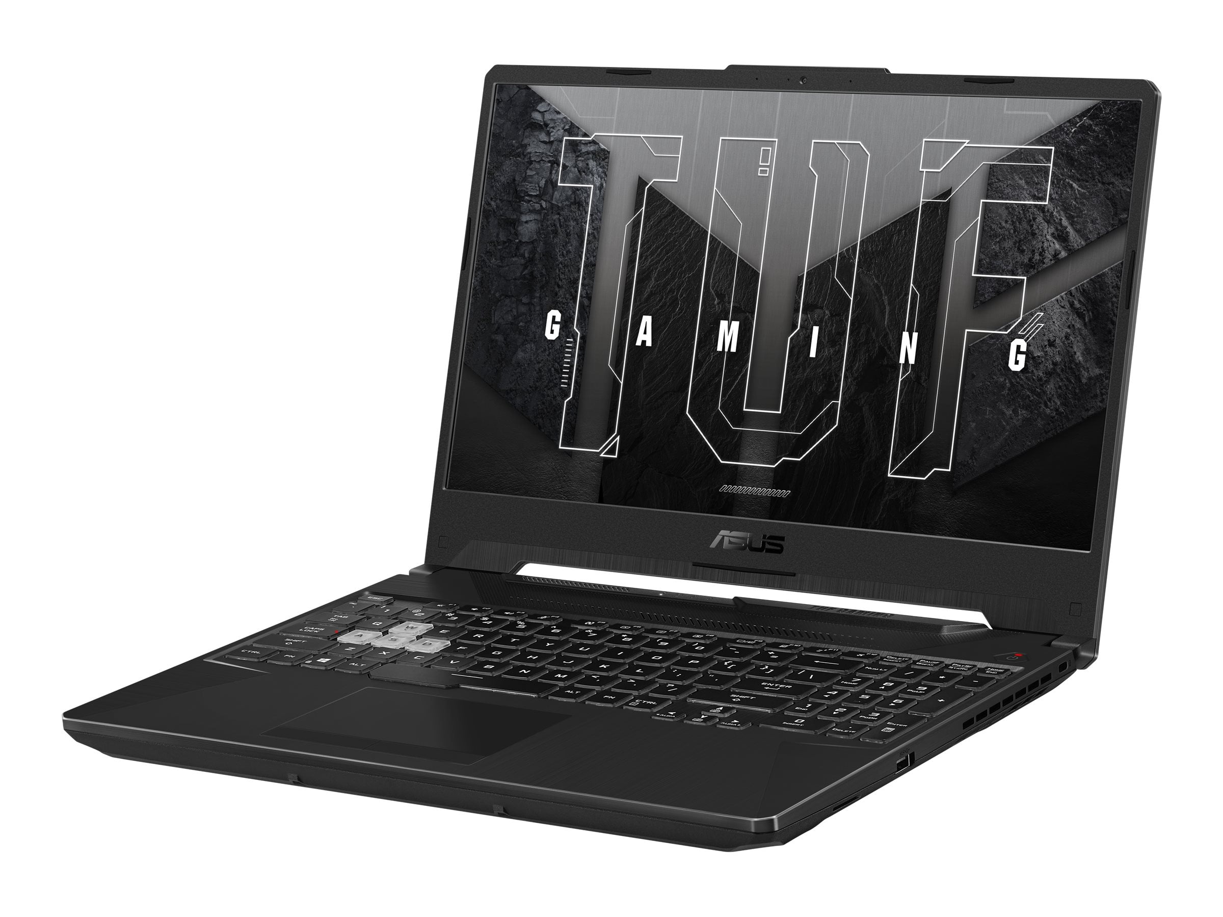 ASUS TUF Gaming F15 FX506HF-ES51 - Intel Core i5 - 11400H / up to 4.5 GHz - Win 11 Home - GF RTX 2050 - 8 GB RAM - 512 GB SSD NVMe - 15.6" 1920 x 1080 (Full HD) @ 144 Hz - Gigabit Ethernet - Wi-Fi 6 - graphite black