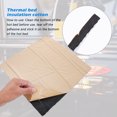 thumbnail image 2 of 1pc Printer Heated Bed Insulation Lightweight Mat Sticker Hotbed Thermal Pad, 2 of 8