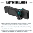 thumbnail image 4 of Car Mass Air Flow Sensor Meter Automotive Air Flow Sensor Meter for AUDI A3 for FORD GALAXY Black, 4 of 7