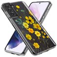 thumbnail image 2 of MUNDAZE Samsung Galaxy S22 Plus Étui de Protection Hybride Transparent Antichoc Fleurs d'Été Jaunes, 2 of 6