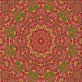 thumbnail image 1 of Ahgly Tapis d'Intérieur Lavable en Machine Carré Orange Transitionnel, 8 Pieds Carré, 1 of 7