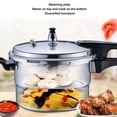 thumbnail image 3 of Pressure Cooker, Thickened Aluminum  Valves Pressure Cooker Cookware Pressure Canner Rice Cooker With Steaming Plate, Household Stovetop Pot Canner For Induction Cooker Gas, 3 of 8