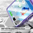 thumbnail image 3 of Case for Galaxy Z Flip 7, Compatible with MagSafe, Built-in Kickstand & Screen Protector & Hinge Protection, Slim Protective Phone Case Plating Cover for Samsung Galaxy Z Flip 7, 3 of 7