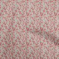 thumbnail image 1 of oneOone Velvet Red Fabric Floral Sewing Material Print Fabric By The Yard 58 Inch Wide, 1 of 4