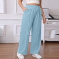 thumbnail image 1 of AUNVITO Women's Plus Size Casual Drawstring Sweatpants with Pockets for Sporty and Comfortable Style, 1 of 6