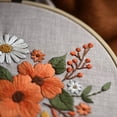 thumbnail image 4 of Embroidery Starter Kit DIY Floral Creative Cross Stitch Kit Handmade Craft Kit, 4 of 10