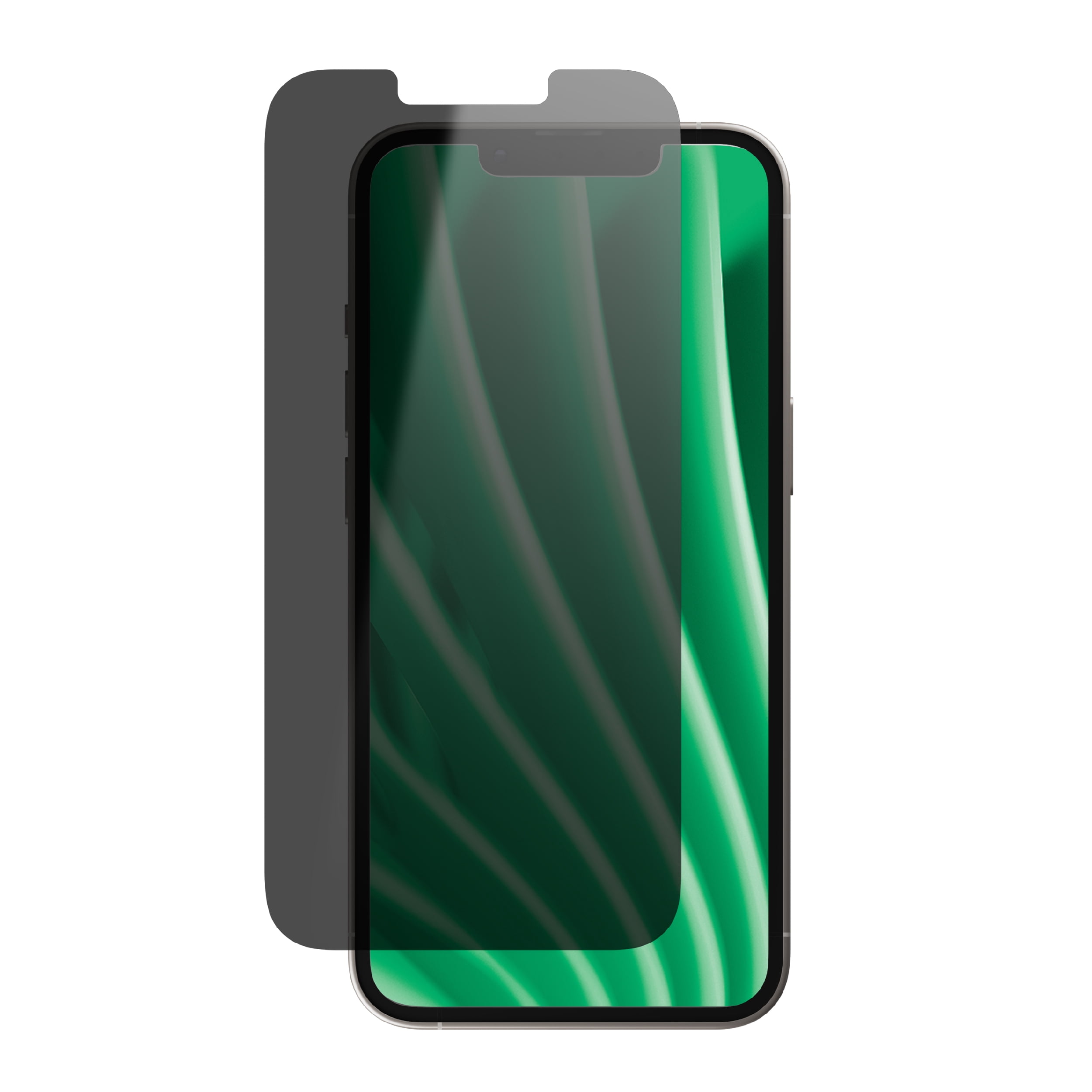 onn Protecteur d’écran en verre intimité pour iPhone® 17e / 16e / 14 / 13 / 13 Pro, fabriqué avec du verre résistant de Corning🅪, intimité à 180°, plateau d’installation facile
