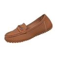 thumbnail image 1 of RXMEKW Breathable Perforated Loafers for Women Plus Size Flat Soft Sole Slip-On Shoes Round Toe, 1 of 9