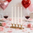 thumbnail image 1 of Electroplated Taper Candles for Dining Table Decor, Romantic Wedding Party Centerpiece, Long Dripless Candlesticks, Decorative Wax Candles for Home Decor, Anniversary Valentine's Day Dinner ting, 1 of 6