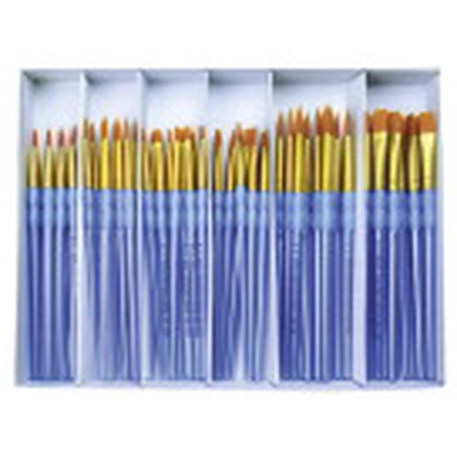 Ensemble de 72 Pinceaux TAKLON Or SCHOLASTIC CHOICE