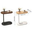 thumbnail image 5 of Table Basse pour Petit Espace Plateau en MDF avec Support en Métal Table Basse Ovale, 5 of 5