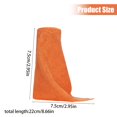thumbnail image 3 of WHEANG Microfiber Cleaning Cloth Roll Tear Reusable Microfiber Paper Towels Lint Washable 20 Sheets For Kitchen Car Dishes And Sensitive (Orange), 3 of 4
