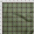 thumbnail image 3 of oneOone Georgette Viscose Fabric Tartan Check Print Sewing Fabric BTY 42 Inch Wide, 3 of 4